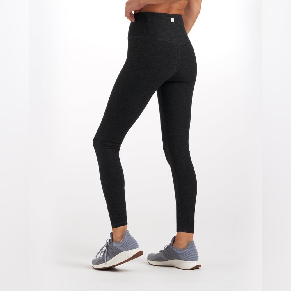 VUORI Clean Elevation Black Heather Leggings Size Small